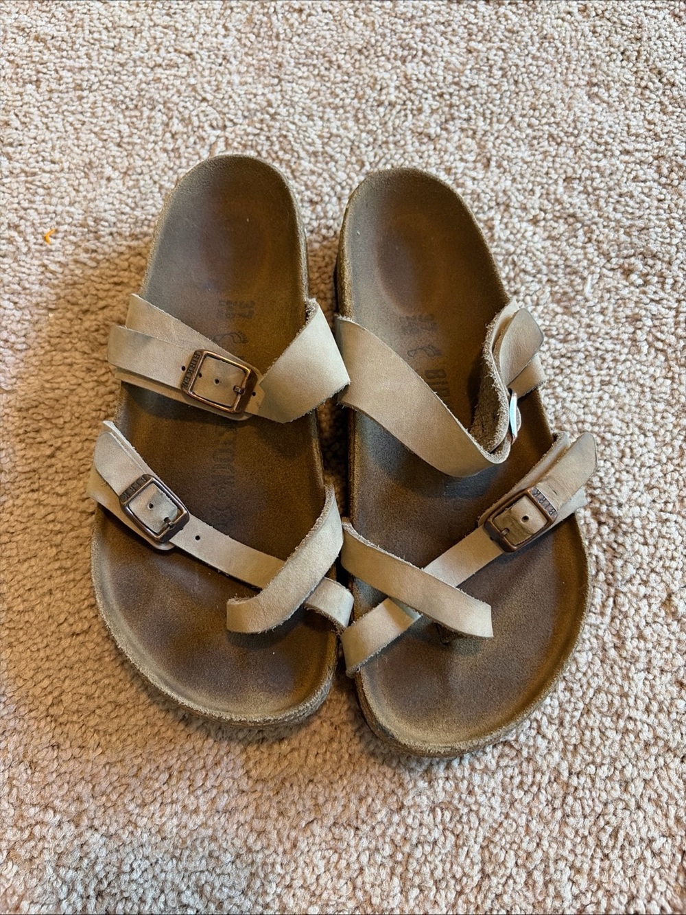 Birkenstock Mayari Mocha Birkibuc Sandals Women's-Regular EU 37